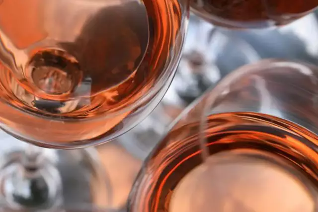 Rosé im Glas